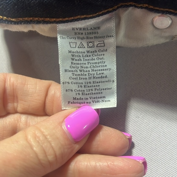 Everlane curvy high rise skinny - Picture 6 of 11